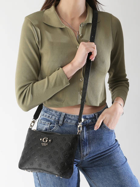 Cross Body Tas Gerty Polyurethaan Guess Zwart gerty PD952912 ander zicht 1
